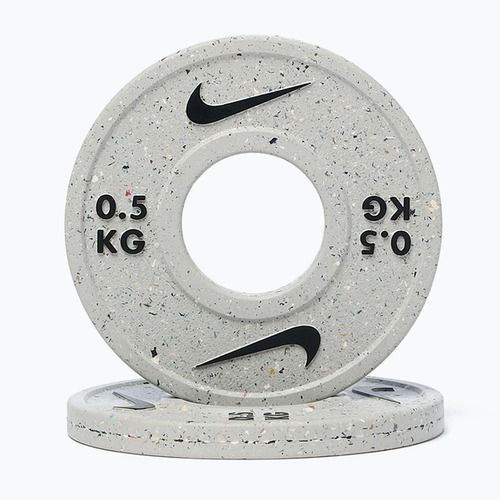 Hantelscheiben Nike Strength Grind Change Plates 2 x 0,5 kg wolf grey