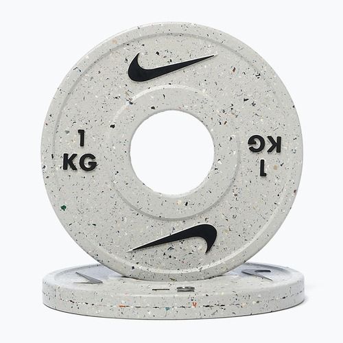 Gewichtszusatz Nike Strength Grind Change Plates 2 x 1 kg wolf grey