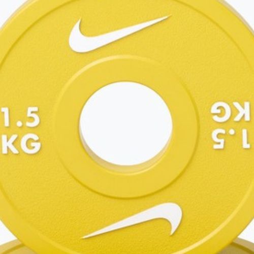 Gewichtszusatz Nike Strength Change Plates 2 x 1,5 kg yellow/white