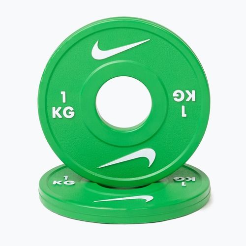 Gewichtszusatz Nike Strength Change Plates 2 x 1 kg green/white