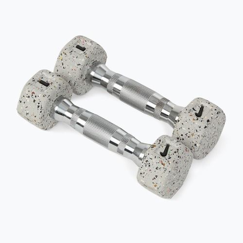 Kurzhanteln Nike Strength Grind Hex Dumbbell 2 x 1 kg wolf grey
