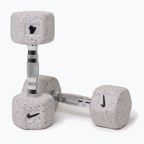 Hanteln Nike Strength Grind Hex Dumbbell 2 x 4 kg wolf grey