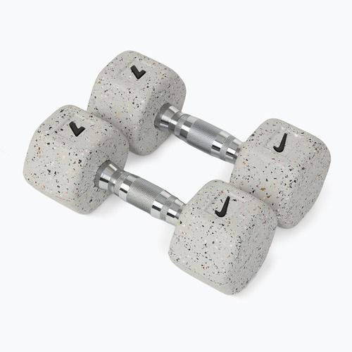 Kurzhanteln Nike Strength Grind Hex Dumbbell 2 x 7 kg wolf grey