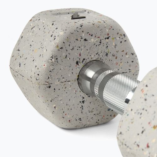 Kurzhanteln Nike Strength Grind Hex Dumbbell 2 x 7 kg wolf grey