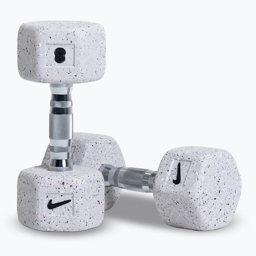 Kurzhanteln Nike Strength Grind Hex Dumbbell 2 x 8 kg wolf grey