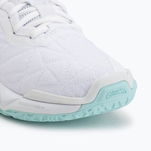 Handballschuhe Damen Mizuno Wave Stealth Neo 2 white/blue tint