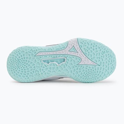 Handballschuhe Damen Mizuno Wave Stealth Neo 2 white/blue tint