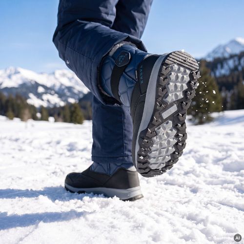 Kinder-Winterstiefel KADVA Andes WP JR in Marineblau