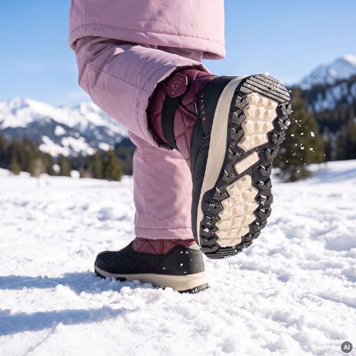 Kinder-Winterstiefel KADVA Andes WP JR in Bordeaux