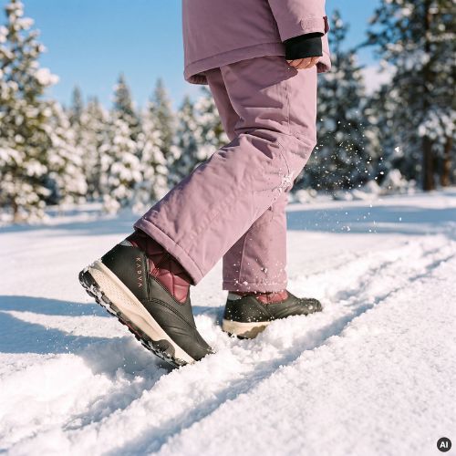 Kinder-Winterstiefel KADVA Andes WP JR in Bordeaux