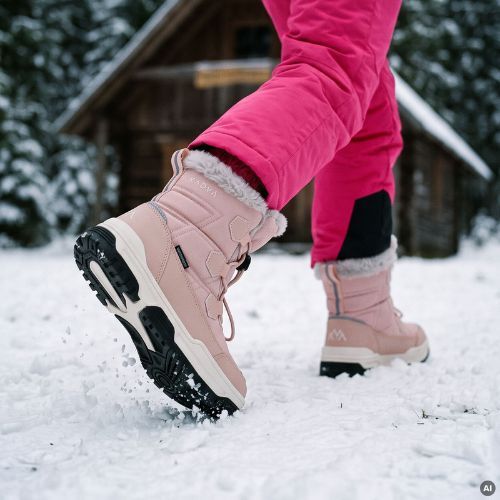 Kinder-Winterstiefel KADVA Beya WP JRG schwarz