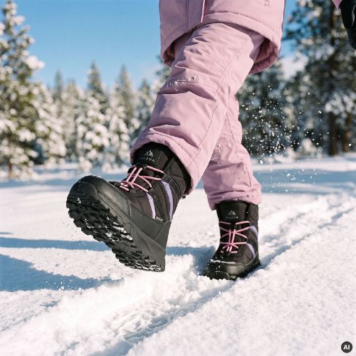 Kinder-Winterstiefel KADVA Chia WP JRG schwarz