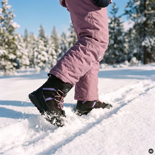 Kinder-Winterstiefel KADVA Chia WP JRG schwarz