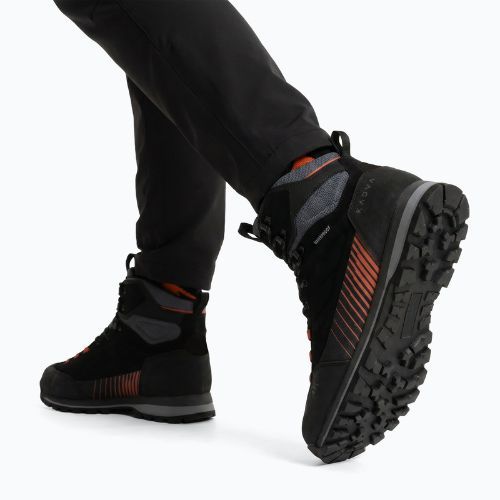 Herren-Trekkingschuhe KADVA Nevra Mid WP schwarz