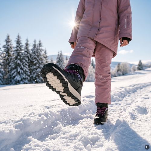 Kinder-Winterstiefel KADVA Oriko WP JR schwarz