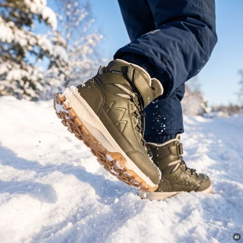 Kinder-Winterstiefel KADVA Oriko WP JR grün