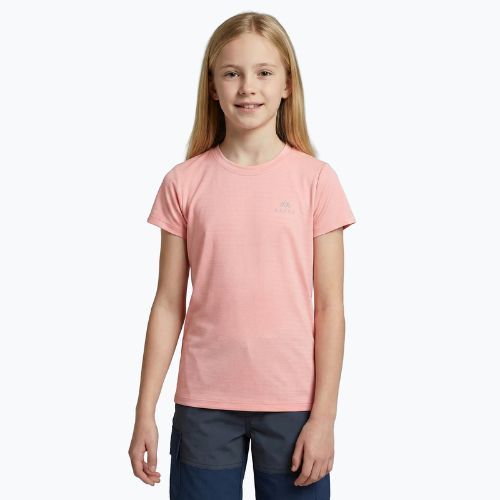 Kinder-Trekking-T-Shirt KADVA TrailCore atmungsaktiv rosa