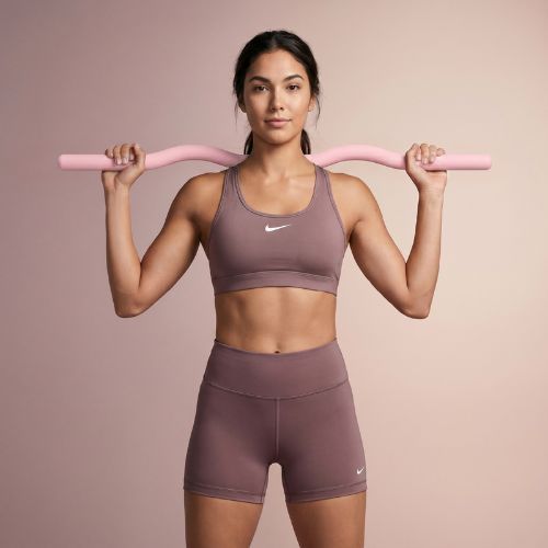 Gebogener Hantelstange XTREXO SCULPT 90 cm rosa