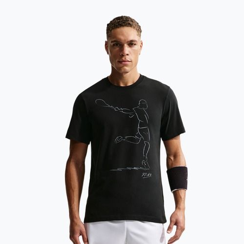 Herren-Tennisshirt Nike Court Dri-Fit black