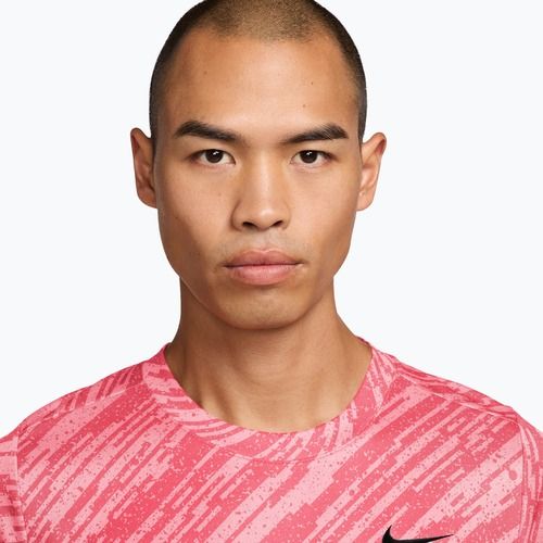 Herren-Tennisshirt Nike Court Dri-Fit Victory Print pink foam/black