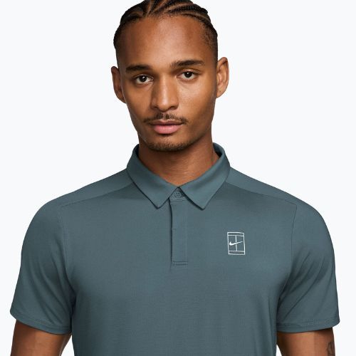 Herren-Tennisshirt Nike Court Dri-Fit Advantage mineral slate/white