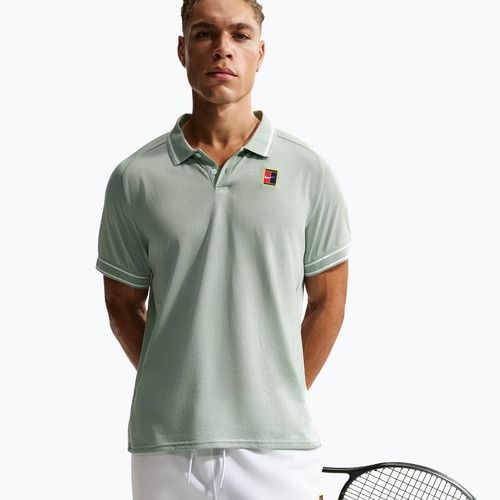 Herren-Tennisshirt Nike Court Heritage Polo steam