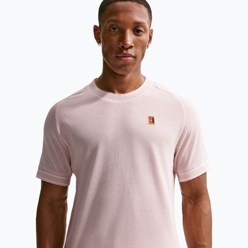 Herren-Tennisshirt Nike Court Heritage silt red