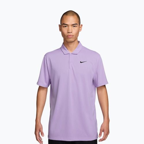 Herren-Tennisshirt Nike Court Dri-Fit Polo Solid violet mist/black