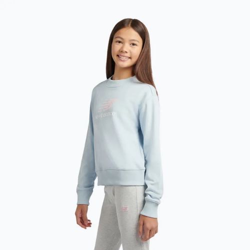Kinder-Sweatshirt New Balance FT Stacked Logo Crew oxford blue
