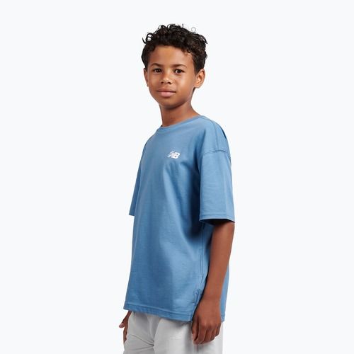 Kinder-Shirt New Balance Jersey Small Logo Tee shoreline blue