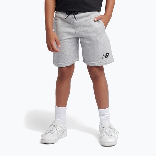 Kinder-Set New Balance Stacked Logo Tee & FT Short nb caviar