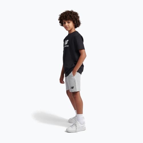 Kinder-Set New Balance Stacked Logo Tee & FT Short nb caviar