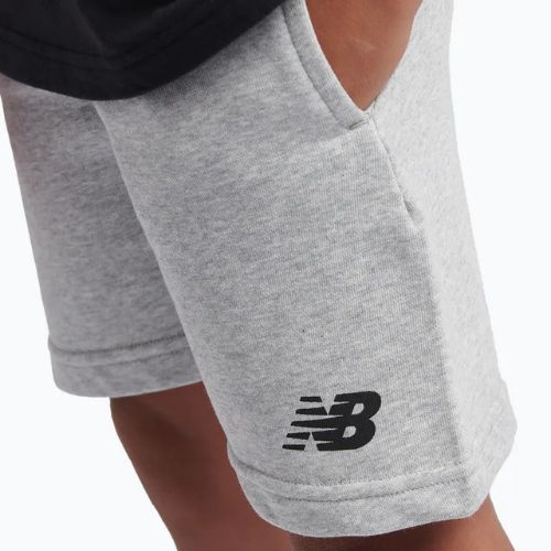 Kinder-Set New Balance Stacked Logo Tee & FT Short nb caviar