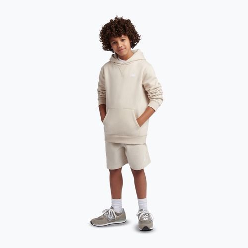 Kinder-Sweatshirt New Balance French Terry Small Logo Hoodie timberwolf