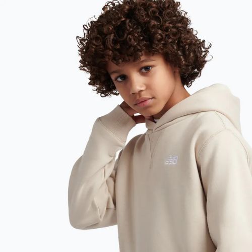Kinder-Sweatshirt New Balance French Terry Small Logo Hoodie timberwolf