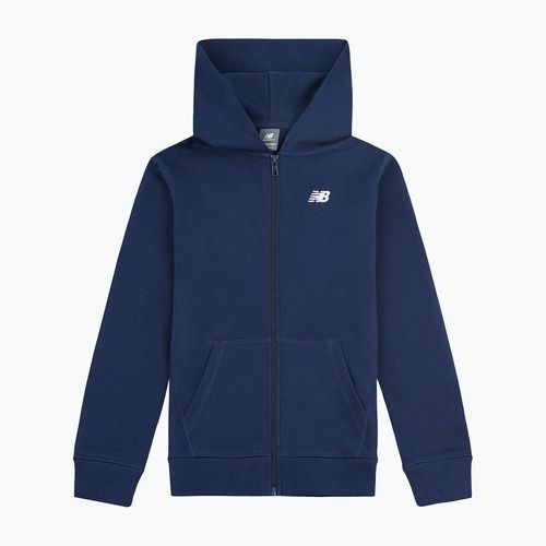 Kinder-Sweatshirt New Balance French Terry Small Logo Full Zip Hoodie nb navy