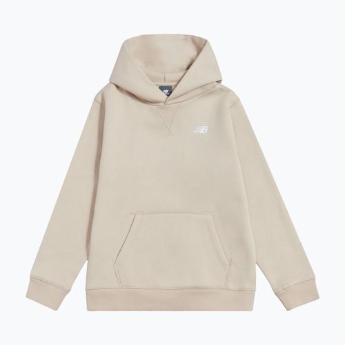 Kinder-Sweatshirt New Balance Brush Back Small Logo Hoodie timberwolf