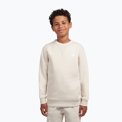 Kinder-Sweatshirt New Balance Brush Back Small Logo Crew timberwolf