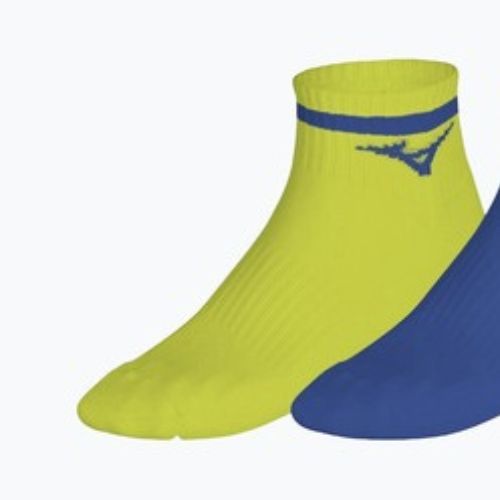 Socken Mizuno Training Mid With Line 3 pairs lightning yellow/ultramarine