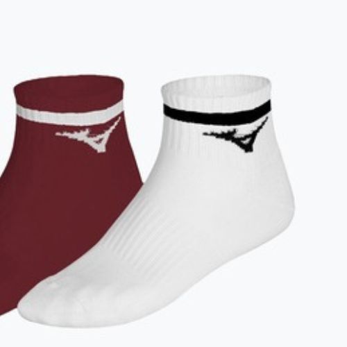 Socken Mizuno Training Mid With Line 3 pairs pinkesque/lava falls/white