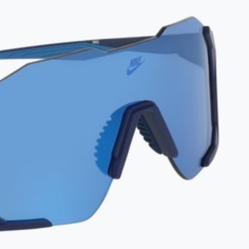 Sonnenbrille Nike Charged Shield matte blue void/blue mirror