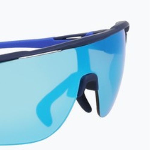 Sonnenbrille Nike Flyfree Shield P matte obsidian/polar blue mirror/road