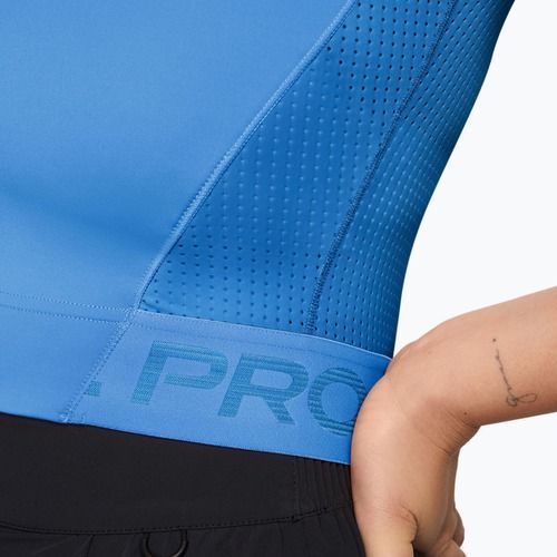 Damen-Trainingsshirt Nike Pro Dri-Fit university blue/light photo blue/white