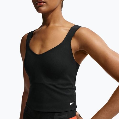 Damen-Trainingsshirt Nike Pro Sculpt Medium Support Padded Tank black/white