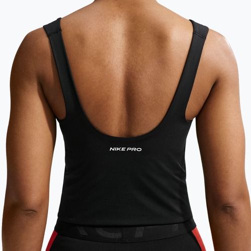 Damen-Trainingsshirt Nike Pro Sculpt Medium Support Padded Tank black/white