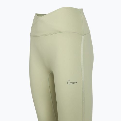 Damenleggings Nike One High-Waisted Seamless olive aura