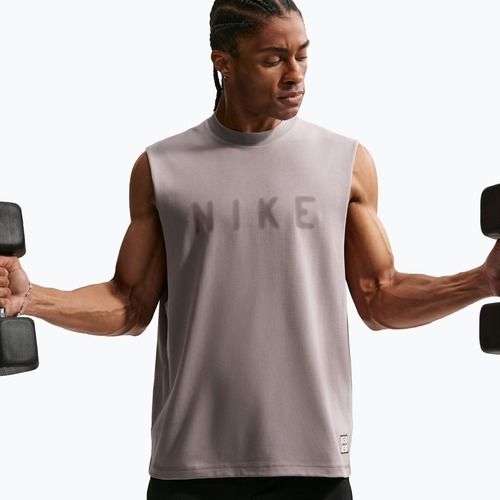 Trainings-T-Shirt Herren Nike Athletic Club Dri-Fit light violet ore/light violet ore