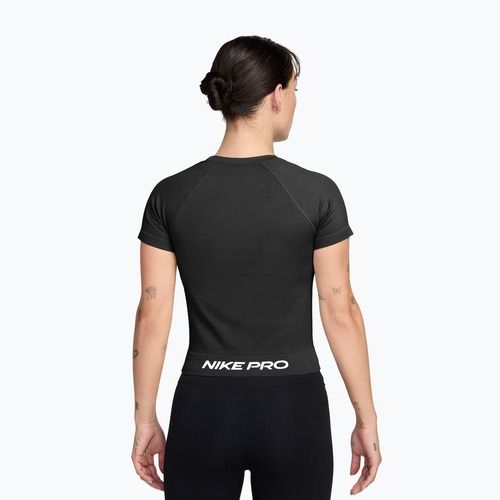 Damen-Trainingsshirt Nike Pro Seamless Dri-Fit black/white