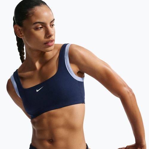 Sport-BH Nike One Light Support midnight navy/aluminium/white