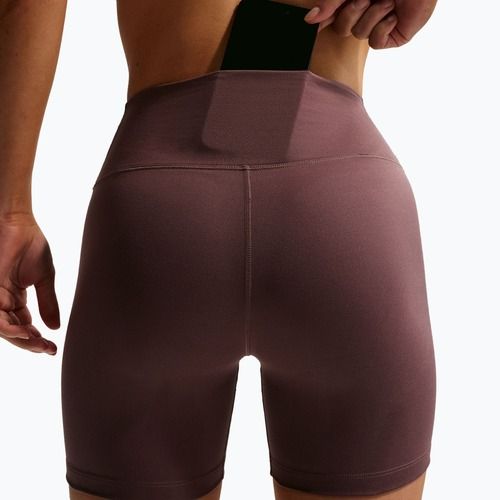 Damen-Shorts Nike One High-Waisted Biker 5" tattoo/white